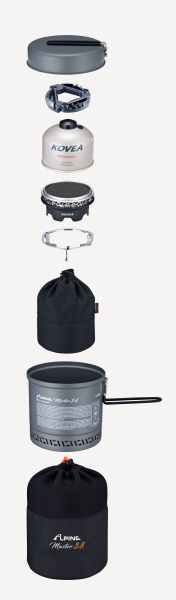 Газовая горелка Kovea Alpine Master 3,8 л (серый)